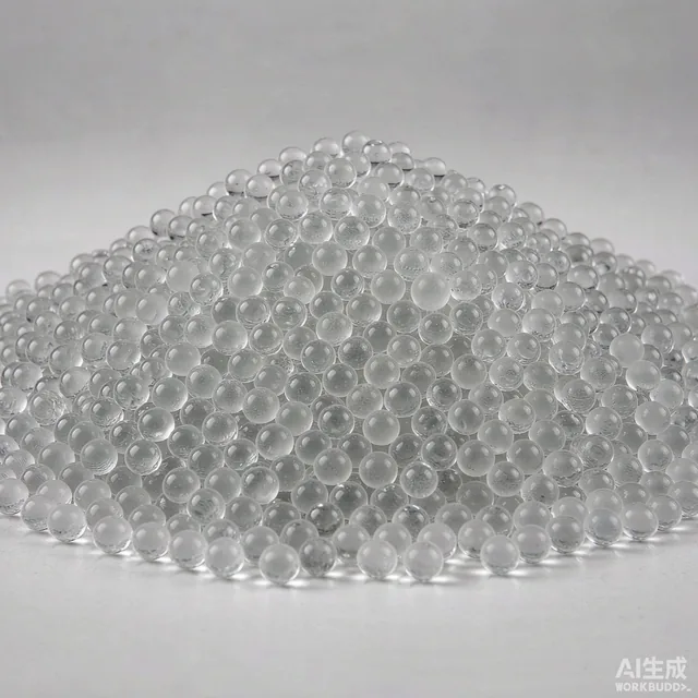 Glass beads for grinding media