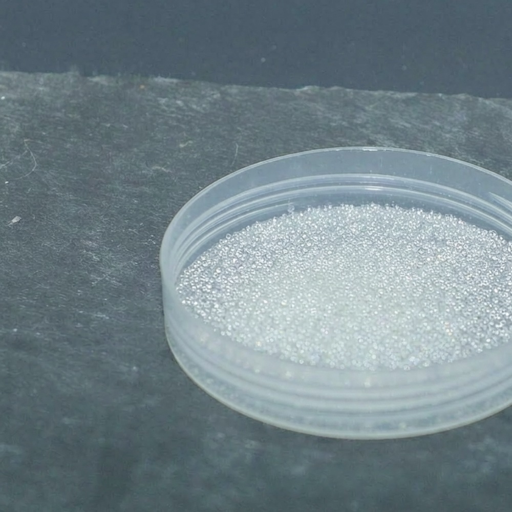 Grinding Glass Beads 20-40 Mesh - Linghang Glass Beads factory sample